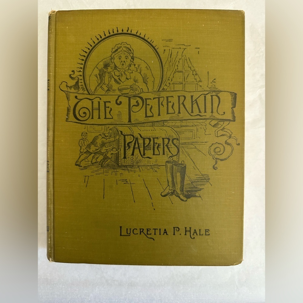Lucretia P. Hale 'The Peterkin Papers' Book - Olive Green Cover